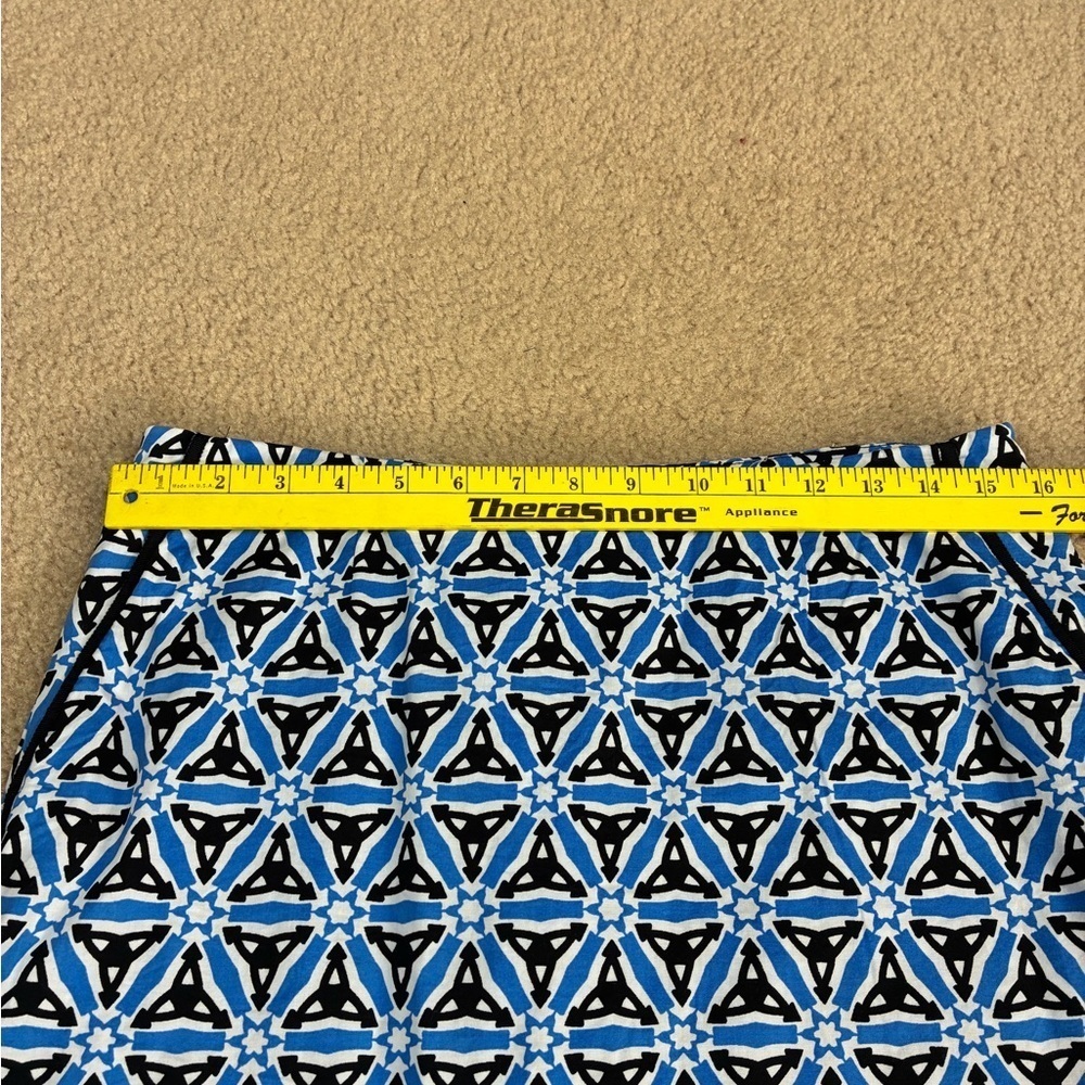 Golftini Geometric Blue and Black Women's Skirt/Skort “Flirtini”- Sz 6 - Picture 9 of 12